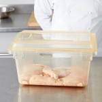 Carlisle 10617C22 StorPlus Yellow Lid for Food Storage Boxes - 18
