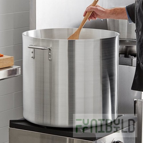 Choice 100 Qt. Heavy Weight Aluminum Stock Pot