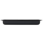 Vollrath 8052420 Super Pan® 1/2 Size Long Black Polycarbonate Food Pan - 2 1/2