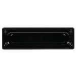 Vollrath 8052420 Super Pan® 1/2 Size Long Black Polycarbonate Food Pan - 2 1/2