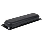 Vollrath 8052420 Super Pan® 1/2 Size Long Black Polycarbonate Food Pan - 2 1/2
