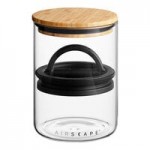 Planetary Design Airscape 17 oz. Brushed Stainless Steel Round Airtight Food Storage Container AS0107
