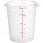 Choice 8 Qt. Translucent Round Polypropylene Food Storage Container Choice 8 Qt. Translucent Round Polypropylene Food Storage Container