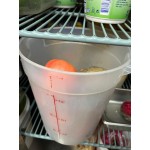 Choice 8 Qt. Translucent Round Polypropylene Food Storage Container Choice 8 Qt. Translucent Round Polypropylene Food Storage Container