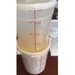 Choice 8 Qt. Translucent Round Polypropylene Food Storage Container Choice 8 Qt. Translucent Round Polypropylene Food Storage Container