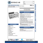 Beverage-Air SPED72HC-10-6-CL Elite Series 72