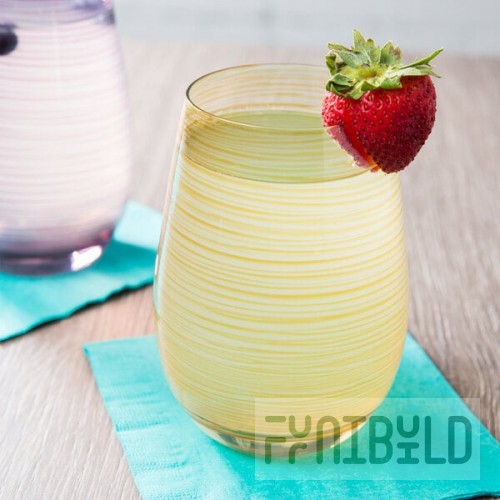 Stolzle Twister from Global Tableware Collective 16.5 oz. Amber Stemless Wine Glass / Tumbler - 24/Case