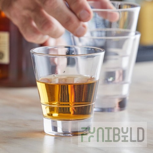 Acopa Select 7 oz. Flared Stackable Rocks / Old Fashioned Glass - 12/Case