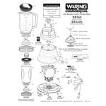 Waring 016313 Chrome Base for Blenders Waring 016313 Chrome Base for Blenders