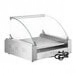 Carnival King HDRG30 30 Hot Dog Roller Grill with 11 Rollers and Glass Sneeze Guard - 120V, 1430W Carnival King HDRG30 30 Hot Dog Roller Grill with 11 Rollers and Glass Sneeze Guard - 120V, 1430W