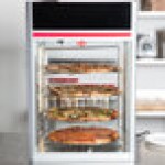 Hatco FSDT-1 Flav-R-Savor Humidified Hot Food Holding & Display Cabinet With 4 Tier Circle Rack