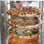 Hatco FSDT-1 Flav-R-Savor Humidified Hot Food Holding & Display Cabinet With 4 Tier Circle Rack
