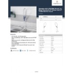Waterloo 1.15 GPM Wall-Mount Pre-Rinse Faucet with 8 Waterloo 1.15 GPM Wall-Mount Pre-Rinse Faucet with 8
