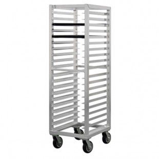 Lakeside PBPR988 PrisonBilt 20 Pan End Load Bun / Sheet Pan Rack - Assembled