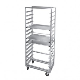 Channel 411A-OR Side Load Aluminum Bun Pan Oven Rack - 20 Pan Channel 411A-OR Side Load Aluminum Bun Pan Oven Rack - 20 Pan