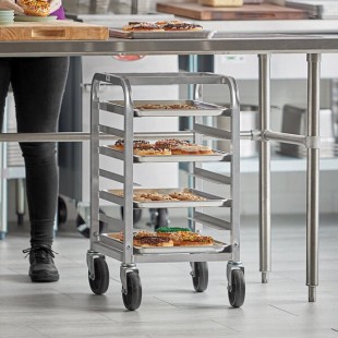 Regency 7 Half Size Pan End Load Undercounter Bun / Sheet Pan Rack - Assembled