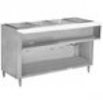 Advance Tabco WB-4G-BS Natural Gas Four Pan Wetbath Powered Hot Food Table with Enclosed Undershelf - Open Well Advance Tabco WB-4G-BS Natural Gas Four Pan Wetbath Powered Hot Food Table with Enclosed Undershelf - Open Well