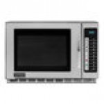 Amana RFS21TS Medium-Duty Stainless Steel Commercial Microwave with Push Button Controls - 208/240V, 2,100W Amana RFS21TS Medium-Duty Stainless Steel Commercial Microwave with Push Button Controls - 208/240V, 2,100W