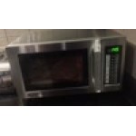 Amana RFS21TS Medium-Duty Stainless Steel Commercial Microwave with Push Button Controls - 208/240V, 2,100W Amana RFS21TS Medium-Duty Stainless Steel Commercial Microwave with Push Button Controls - 208/240V, 2,100W