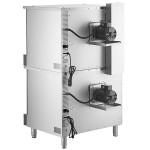MainStreet Equipment CG2-NK Double Deck Full Size Natural Gas Convection Oven with Legs - 108,000 BTU