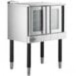 MainStreet Equipment CG2-NK Double Deck Full Size Natural Gas Convection Oven with Legs - 108,000 BTU