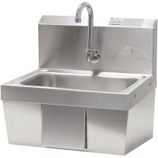 Advance Tabco 7-PS-44 Hands Free Hand Sink with Panel Valve - 17 1/4 Advance Tabco 7-PS-44 Hands Free Hand Sink with Panel Valve - 17 1/4