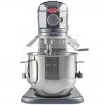 Avantco MIX8GGY Dark Gray 8 Qt. Bowl Lift Countertop Mixer with Guard & Standard Accessories - 120V, 4/5 hp