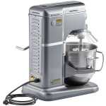 Avantco MIX8GGY Dark Gray 8 Qt. Bowl Lift Countertop Mixer with Guard & Standard Accessories - 120V, 4/5 hp
