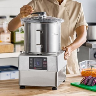 Sammic KE-8V Variable-Speed 8.5 Qt. Stainless Steel Batch Bowl Food Processor - 3 hp Sammic KE-8V Variable-Speed 8.5 Qt. Stainless Steel Batch Bowl Food Processor - 3 hp