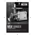 Weston 33-1301-W Pro Series #12 Electric Meat Grinder and Sausage Stuffer - 120V, 750W