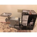 Weston 33-1301-W Pro Series #12 Electric Meat Grinder and Sausage Stuffer - 120V, 750W