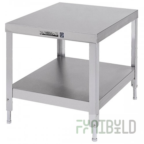 Lakeside 737 Stainless Steel Equipment Stand with Undershelf - 33 1/4
