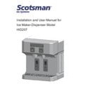 Scotsman HID207AX-1 Meridian® Air Cooled Compact Nugget Ice Machine with 7 lb. Bin, Touch-Free Ice and Water Dispensing, and Cabinet Stand- 115V, 196 lb. Scotsman HID207AX-1 Meridian® Air Cooled Compact Nugget Ice Machine with 7 lb. Bin, Touch-Free Ice and Water Dispensing, and Cabinet Stand- 115V, 196 lb.