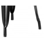 Lancaster Table & Seating Alloy Onyx Black Outdoor Cafe Chair
