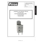 Pitco® VF-65S-LP Solstice Liquid Propane 65 lb. Stainless Steel Floor Fryer - 95,000 BTU