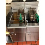 Pitco® 40D Natural Gas 40-45 lb. Stainless Steel Floor Fryer