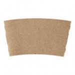 12-24 oz. White Customizable Coffee Cup Sleeve - 1,800/Case