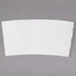12-24 oz. White Customizable Coffee Cup Sleeve - 1,800/Case