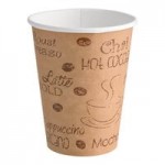 12-24 oz. White Customizable Coffee Cup Sleeve - 1,800/Case