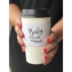 12-24 oz. White Customizable Coffee Cup Sleeve - 1,800/Case