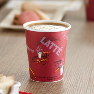 Solo 10 oz. Bistro Single-Sided Poly Paper Hot Cup - 1,000/Case Solo 10 oz. Bistro Single-Sided Poly Paper Hot Cup - 1,000/Case