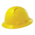 Lift Safety Briggs Hi-Viz Yellow 4-Point Ratchet Suspension Vented Full Brim Hard Hat HBFC-20HV Lift Safety Briggs Hi-Viz Yellow 4-Point Ratchet Suspension Vented Full Brim Hard Hat HBFC-20HV