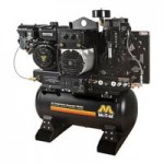 Mi-T-M AGW Series Two-Stage Gas-Powered Air Compressor / Generator / Welder Base Mount with 420cc Engine AGW-SM14-B - 14 hp, 2,500-5,000W