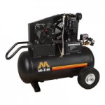 Mi-T-M AGW Series Two-Stage Gas-Powered Air Compressor / Generator / Welder Base Mount with 420cc Engine AGW-SM14-B - 14 hp, 2,500-5,000W