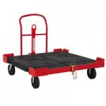 Rubbermaid® 2173519 Motorized 0.5 Cubic Yard Black Rotomolded Tilt Truck / Trash Cart (850 lb.)