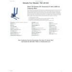 Vestil Tilt Master DC-Powered Pallet Tilter with Hand Control and Onboard Charger TM-20-DC - 2,000 lb. Capacity Vestil Tilt Master DC-Powered Pallet Tilter with Hand Control and Onboard Charger TM-20-DC - 2,000 lb. Capacity