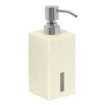 room360 Morocco 10 oz. Onyx Soap Dispenser with Matte Brass Pump Top - 6/Case room360 Morocco 10 oz. Onyx Soap Dispenser with Matte Brass Pump Top - 6/Case