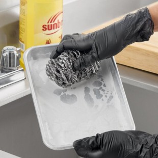 3M 84CC Scotch-BriteTM 50g Stainless Steel Scrubber - 12/Pack