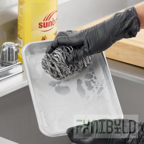 3M 84CC Scotch-BriteTM 50g Stainless Steel Scrubber - 12/Pack