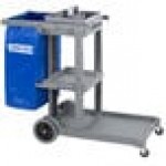 Carlisle JC1945CB23 Gray 3-Compartment Janitorial Tool Caddy for JC1945S23 and JC1945L23 Carts Carlisle JC1945CB23 Gray 3-Compartment Janitorial Tool Caddy for JC1945S23 and JC1945L23 Carts